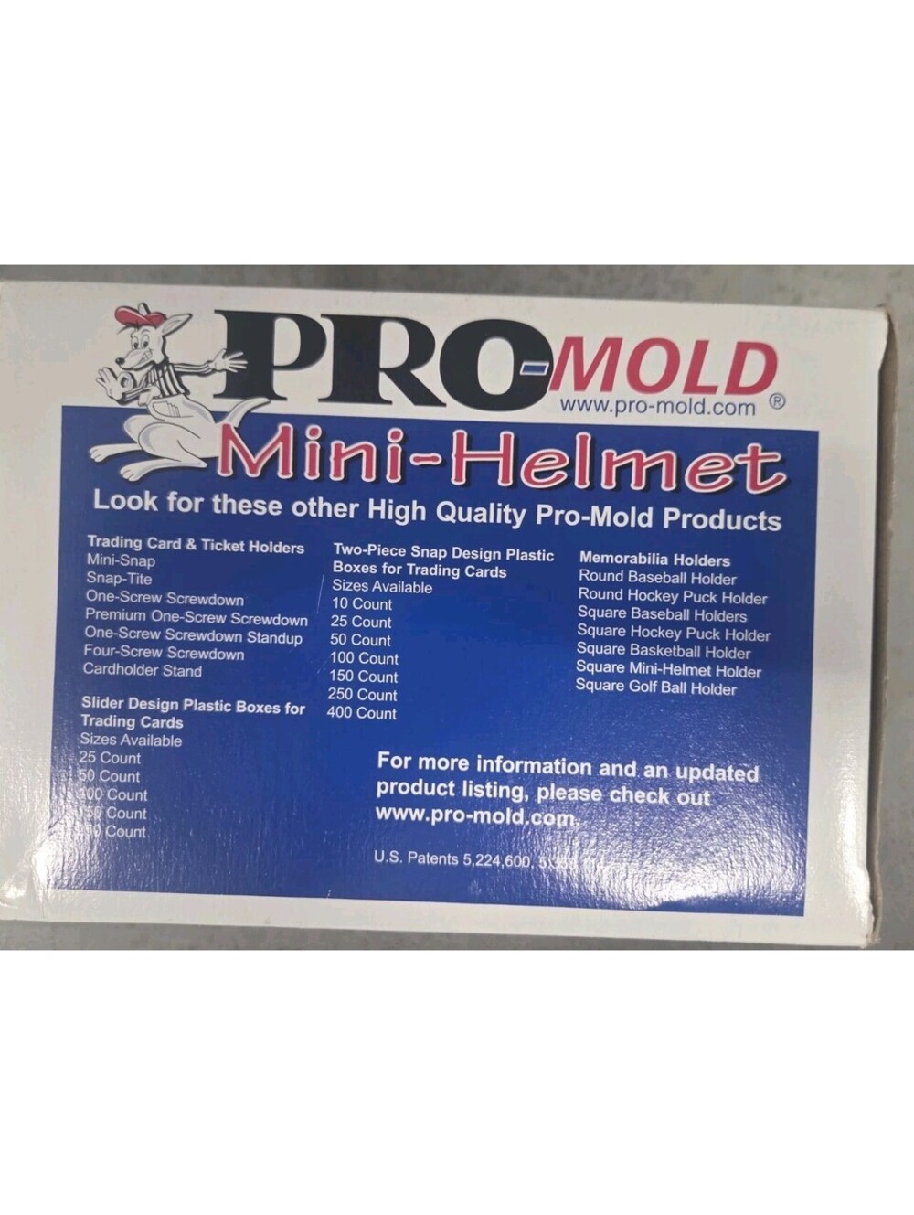 ProMold Mini Helmet Display Case 8x5.5x5.5 Stackable - Picture 2 of 4